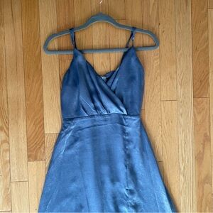 Lulus maxi dress blue size XS